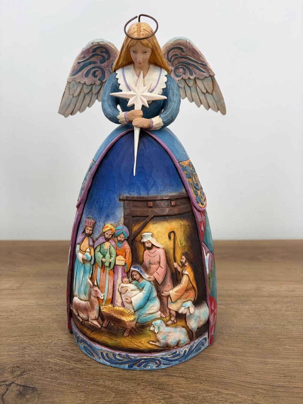 2005 Jim Shore Heartwood Creek A Star Shall Guide Us Nativity Angel Figurine